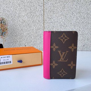 LOUIS VUITTON 12831 ポケットオーガナイザー モノグラムマッカーサー ピンク サイズ:7.5x11.1cm