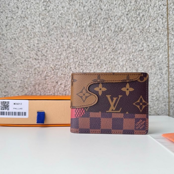 LOUIS VUITTON M26012 短財布 モノグラムランドスケープ サイズ:11x8.5cm