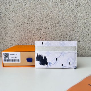 LOUIS VUITTON M14864 カードケース カラードモノグラム スポーツシーン ホワイト サイズ:11x1.5cm