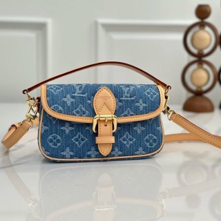 LOUIS VUITTON M27700 牛皮 配色 デニム 斜め掛けバッグ 斜め掛け 19x10.5cm サイズ:19x10.5cm