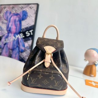 LOUIS VUITTON M11199 牛皮 キャンバス リュックサック リュック 25x24x12cm サイズ:25x24x12cm LOUIS VUITTON M11199 牛皮 キャンバス リュックサック リュック 25x24x12cm サイズ:25x24x12cm