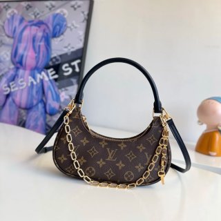 LOUIS VUITTON M25223 牛皮 モノグラム キャンバス 斜め掛けバッグ レディース斜め掛けチェーン 24x10cm サイズ:24x10cm