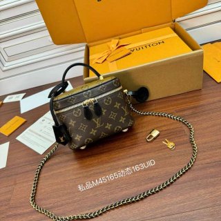 LOUIS VUITTON M45165 ボックスレザー 斜め掛けバッグ レディース斜め掛け 19x13x11cm サイズ:19x13x11cm
