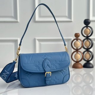 LOUIS VUITTON M27362 モノグラム ブルー 斜め掛けバッグ レディース斜め掛け 24x15cm サイズ:24x15cm