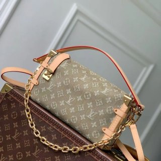 LOUIS VUITTON M27451 牛皮 パターン グリーン 斜め掛けバッグ レディース斜め掛けチェーン 28x15cm サイズ:28x15cm