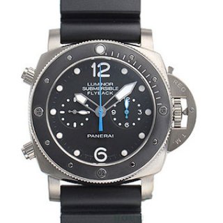 PANERAI PAM00615 サブマーシブル1950 3デイズ クロノグラフ 47mm チタン 質感良好 PANERAI PAM00615 サブマーシブル1950 3デイズ クロノグラフ 47mm チタン 質感良好