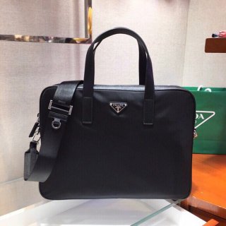 PRADA 2VE368 ナイロンブリーフケース サイズ:36x28cm