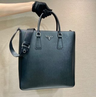 PRADA 2VG115 メンズハンドバッグ サイズ:38x36cm