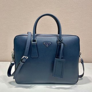 PRADA 新款0368 超薄ブリーフケース サイズ:37x28x3.5cm