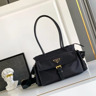 PRADA 1BG596 ナイロンハンドバッグ サイズ:31x17x11cm