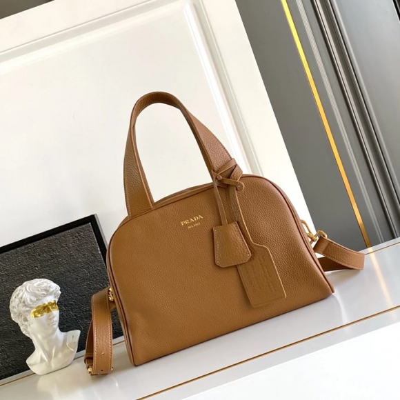 PRADA 1BB149 レザー ゴールド 斜め掛けバッグ、ショルダーバッグ、ハンドバッグ、ハンドバッグ クラシック 28x20x13cm サイズ:28x20x13cm PRADA 1BB149 レザー ゴールド 斜め掛けバッグ、ショルダーバッグ、ハンドバッグ、ハンドバッグ クラシック 28x20x13cm サイズ:28x20x13cm