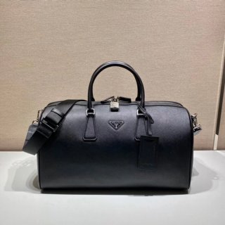 PRADA 2VC018 サフィアーノレザートラベルバッグ サイズ:50x27.5x25cm