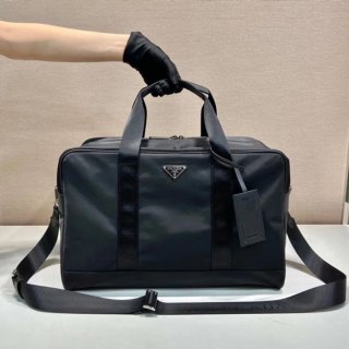 PRADA 2VC796A ナイロントラベルバッグ 取り外し可能ストラップ サイズ:44x28x23cm