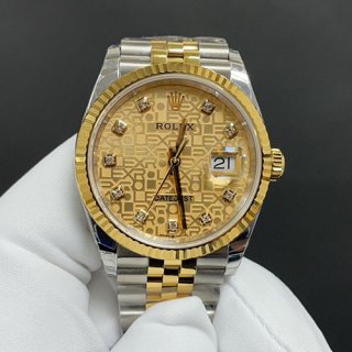 ROLEX M126233 デイトジャスト 36mm シャンパン コンピューター 超人気 ROLEX M126233 デイトジャスト 36mm シャンパン コンピューター 超人気
