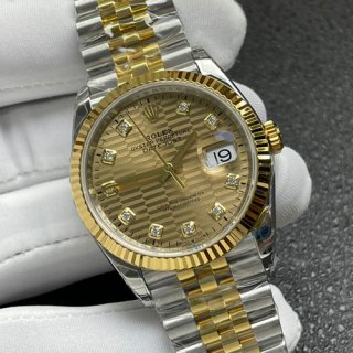 ROLEX 126233 デイトジャスト 36mm シャンパンフルーテッド