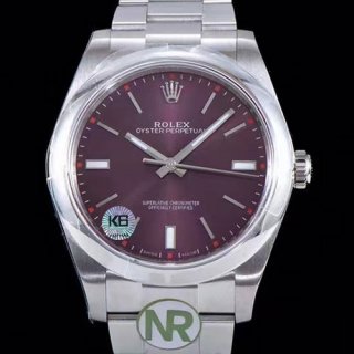 ROLEX M114300 オイスターパーペチュアル 39mm レッドグレープ 芸能人愛用 ROLEX M114300 オイスターパーペチュアル 39mm レッドグレープ 芸能人愛用