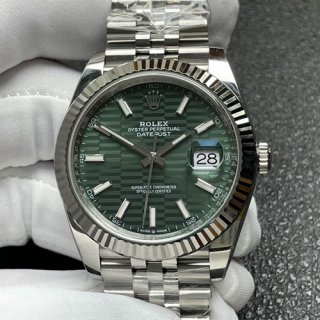 ROLEX 126334 デイトジャスト 41mm ミントグリーン フルーテッド 人気 ROLEX 126334 デイトジャスト 41mm ミントグリーン フルーテッド 人気