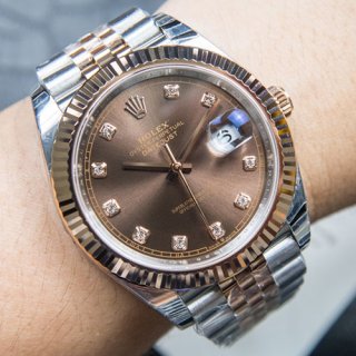 ROLEX 126331 デイトジャスト 41mm チョコレート10P 最安値 ROLEX 126331 デイトジャスト 41mm チョコレート10P 最安値