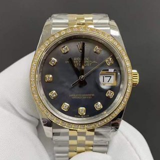 ROLEX 116243 デイトジャスト 36mm ブラックシェル 会員登録楽