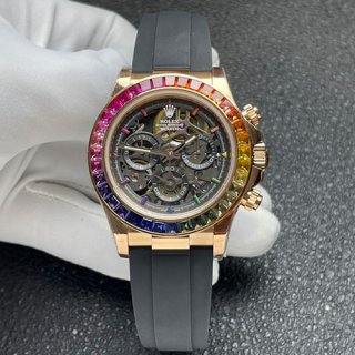 ROLEX デイトナ BLAKEN改装 スケルトン レインボー ラバー ROLEX デイトナ BLAKEN改装 スケルトン レインボー ラバー