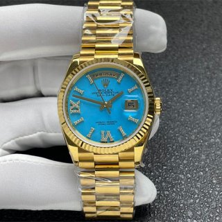 ROLEX M128238 デイデイト 36mm ターコイズブルー 3255搭載 ROLEX M128238 デイデイト 36mm ターコイズブルー 3255搭載
