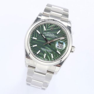 ROLEX 126200 デイトジャスト 36mm グリーンパーム 激安挑戦 ROLEX 126200 デイトジャスト 36mm グリーンパーム 激安挑戦