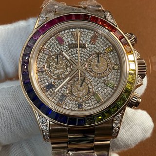 ROLEX デイトナ 116595RBOW 全面ダイヤ n級品 激安 ROLEX デイトナ 116595RBOW 全面ダイヤ n級品 激安
