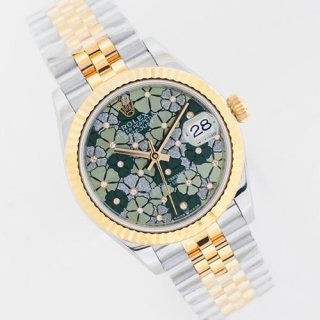 ROLEX M278273 デイトジャスト 31mm オリーブグリーン フローラル 争奪戦 ROLEX M278273 デイトジャスト 31mm オリーブグリーン フローラル 争奪戦