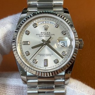 ROLEX 118239A デイデイト 36mm シルバー 3255自動巻 ROLEX 118239A デイデイト 36mm シルバー 3255自動巻