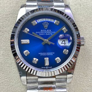 ROLEX 128239A デイデイト 36mm ブルーオンブレ ダイヤ ROLEX 128239A デイデイト 36mm ブルーオンブレ ダイヤ