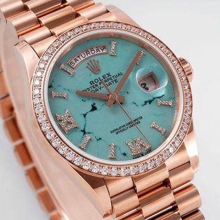 ROLEX M128345RBR デイデイト 36mm ターコイズ 希少 ROLEX M128345RBR デイデイト 36mm ターコイズ 希少