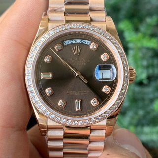 ROLEX 128345RBR デイデイト 36mm ブラウン ダイヤ ROLEX 128345RBR デイデイト 36mm ブラウン ダイヤ