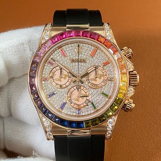 ROLEX 116595RBOW 40mm レインボー 全面ダイヤ 優等 ROLEX 116595RBOW 40mm レインボー 全面ダイヤ 優等