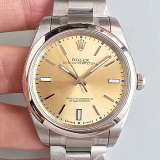ROLEX 114200 オイスターパーペチュアル Cal.3132搭載 シャンパン ROLEX 114200 オイスターパーペチュアル Cal.3132搭載 シャンパン