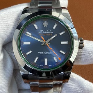 ROLEX m116400gv ミルガウス ブルー Cal.3131搭載 ROLEX m116400gv ミルガウス ブルー Cal.3131搭載
