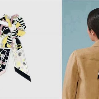 エルメス ヘアバンド シュシュ リボン
