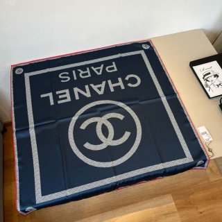 シャネル オリジナル90cmシルクスカーフ 90X90cm