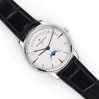 VACHERON CONSTANTIN 4010U/000G-B330 ムーンフェイズ レトログラードデイト ホワイト メンズ VACHERON CONSTANTIN 4010U/000G-B330 ムーンフェイズ レトログラードデイト ホワイト メンズ