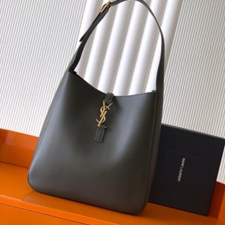 SAINT LAURENT 753837 グリーン、ゴールド 脇下バッグ 大、クラシック 31x30x13cm サイズ:31x30x13cm