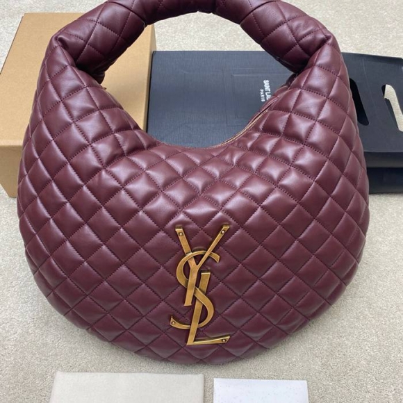 SAINT LAURENT 858160 ラムレザー レッド、ゴールド ハンドバッグ イカール 47x35x15cm サイズ:47x35x15cm SAINT LAURENT 858160 ラムレザー レッド、ゴールド ハンドバッグ イカール 47x35x15cm サイズ:47x35x15cm
