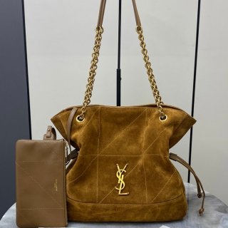 SAINT LAURENT 833948 ラムレザー、マット ゴールド、キャラメル、マット トートバッグ、脇下バッグ ジェイミー 29x27x11cm サイズ:29x27x11cm