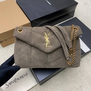 SAINT LAURENT 577476 マット グリーン、ゴールド、マット 斜め掛けバッグ チェーン、クラシック 29x17x11cm サイズ:29x17x11cm