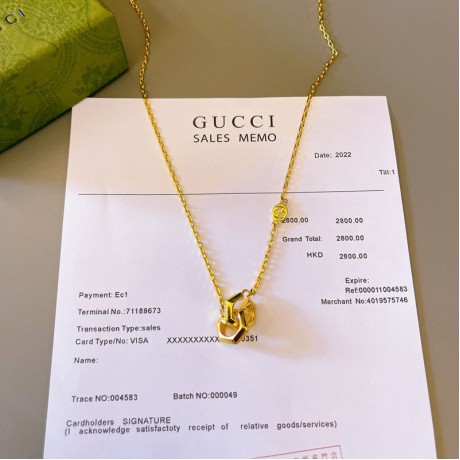 2024グッチネックレスペンダント2501YXSSJ100-GU008