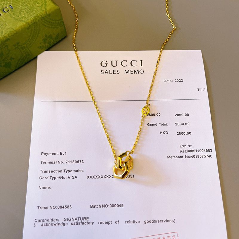 2024グッチネックレスペンダント2501YXSSJ100-GU008