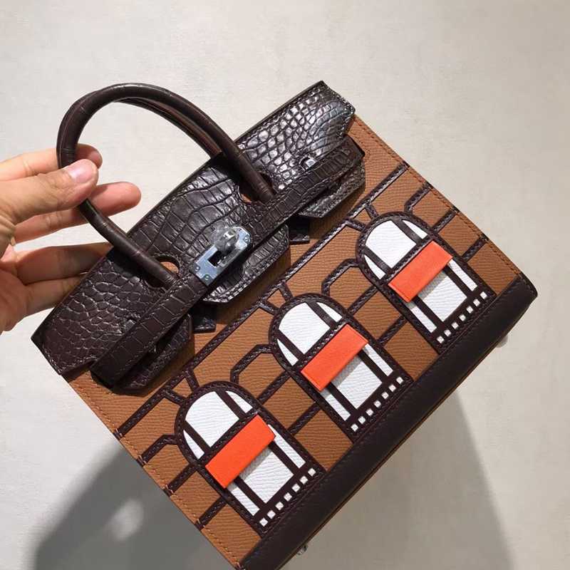 オーダーエルメストリヨンクレマンスバーキン20-25-30CM写真色-金具シルバー2023AMBirkin-0290