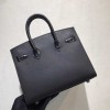 オーダーエルメストリヨンクレマンスバーキン20-25-30CM写真色-金具ブラック2023AMBirkin-0292