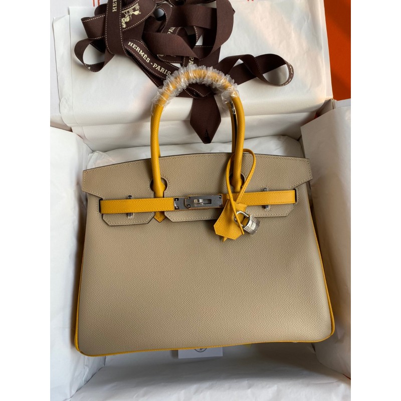 オーダーエルメス手作りBeeswaxthreadバーキン25-30写真色-金具シルバー2023AMBirkin1400-0262