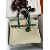 オーダーエルメス手作りBeeswaxthreadバーキン25-30写真色-金具シルバー2023AMBirkin1400-0265