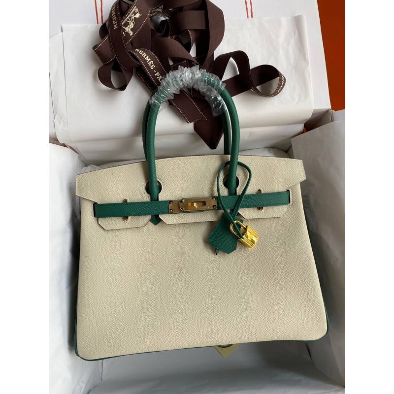 オーダーエルメス手作りBeeswaxthreadバーキン25-30写真色-金具シルバー2023AMBirkin1400-0265