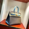 オーダーエルメス手作りBeeswaxthreadバーキン25-30写真色-金具ゴールド2023AMBirkin1400-0271